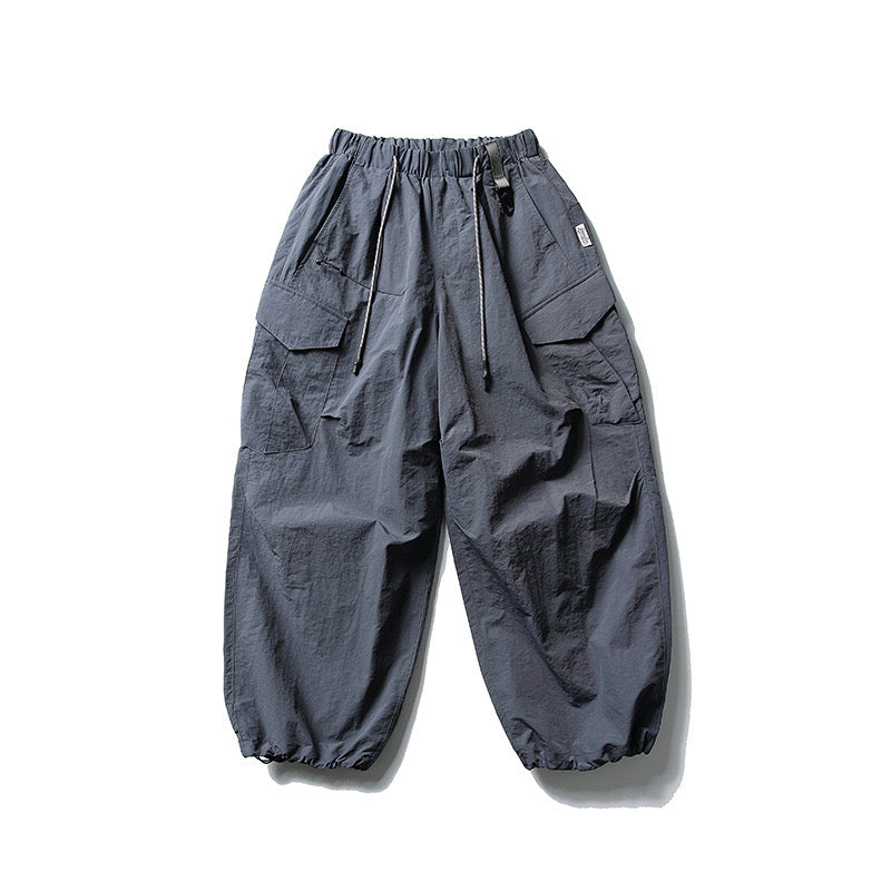 Omirad Lightweight Nylon Cargo Pants | Relaxed Utility Fit