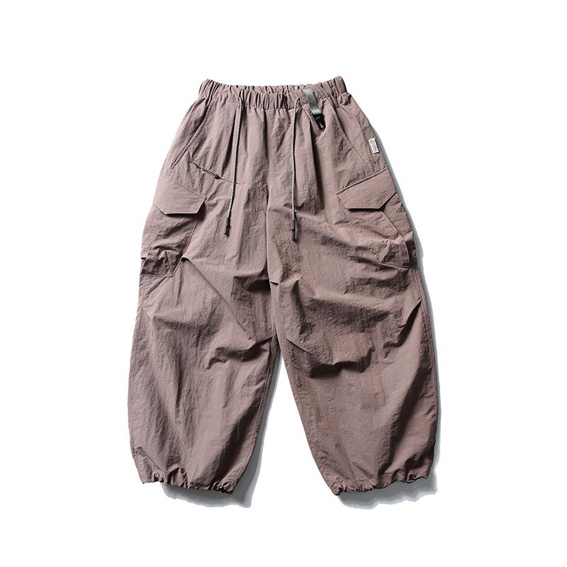 Omirad Lightweight Nylon Cargo Pants | Relaxed Utility Fit
