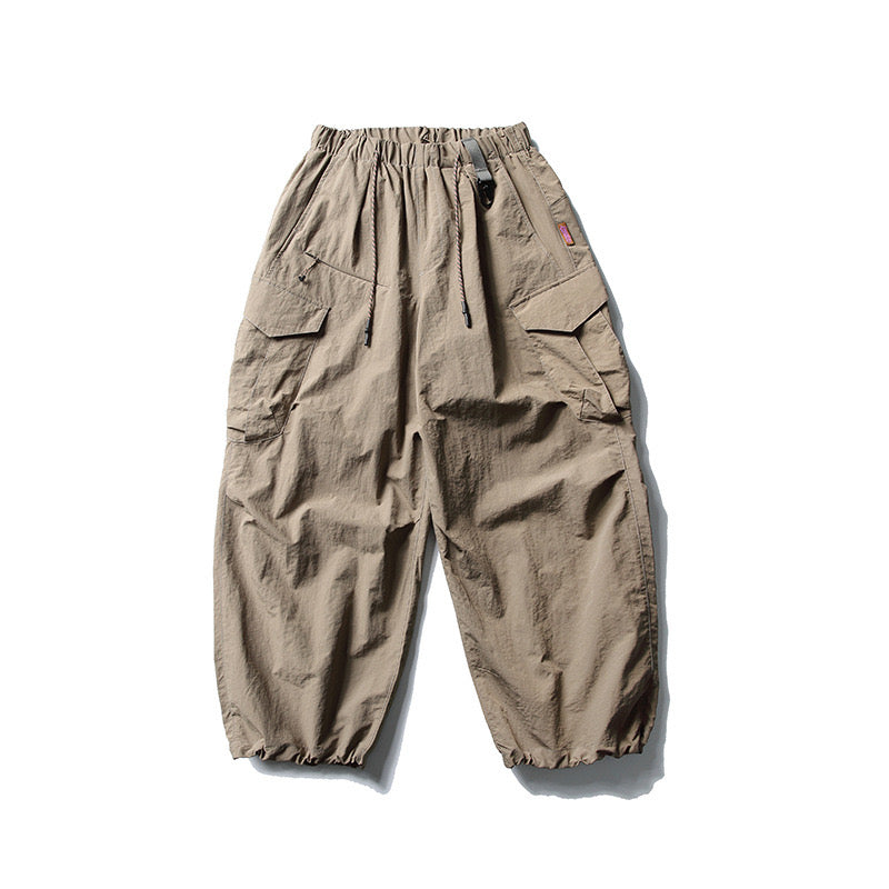 Omirad Lightweight Nylon Cargo Pants | Relaxed Utility Fit