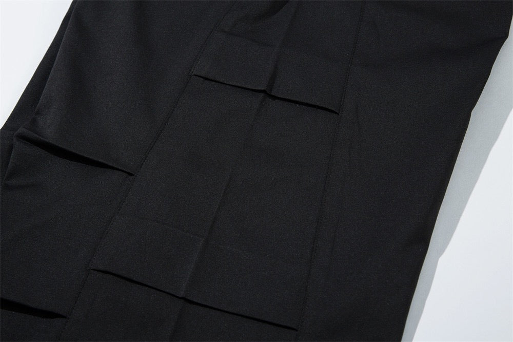 Omirad Wide-Leg Multi-Pocket Cargo Pants | Adjustable Fit