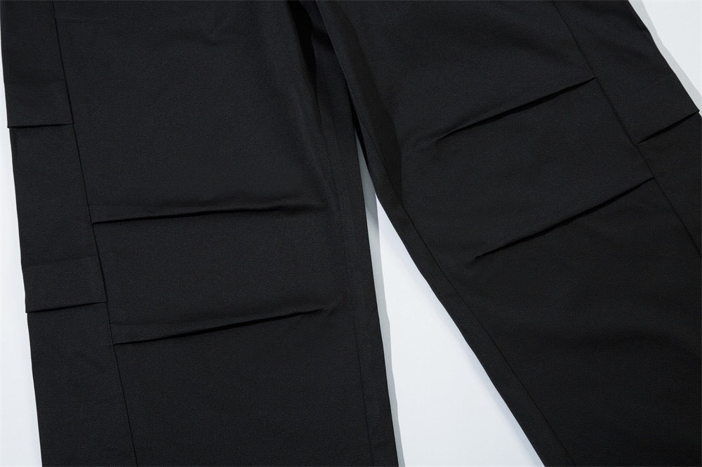 Omirad Wide-Leg Multi-Pocket Cargo Pants | Adjustable Fit