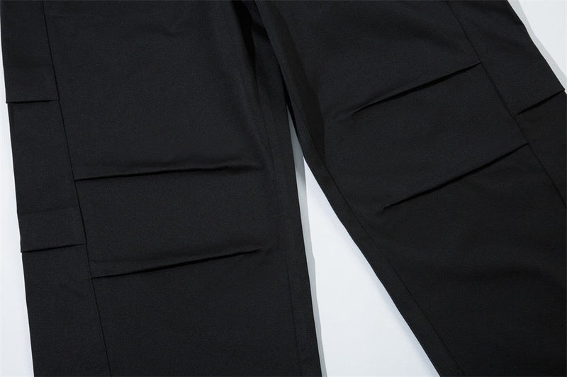 Omirad Wide-Leg Multi-Pocket Cargo Pants | Adjustable Fit