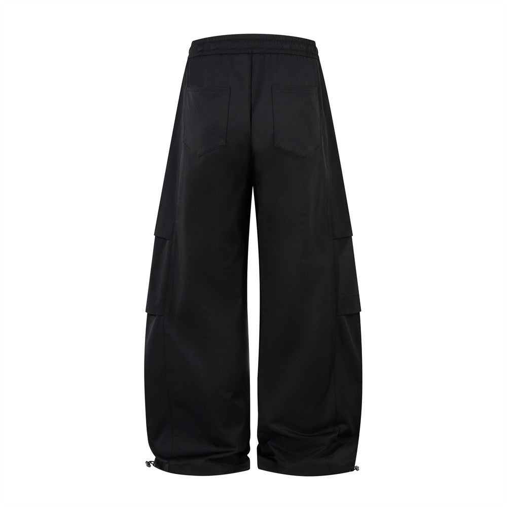 Omirad Wide-Leg Multi-Pocket Cargo Pants | Adjustable Fit