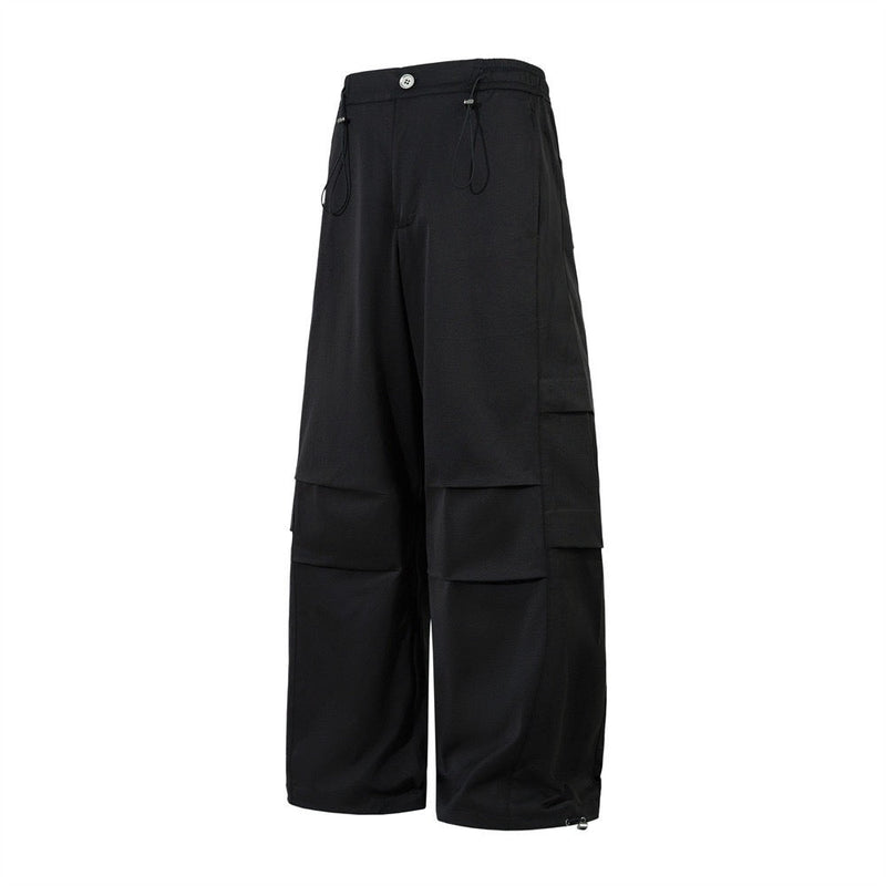 Omirad Wide-Leg Multi-Pocket Cargo Pants | Adjustable Fit
