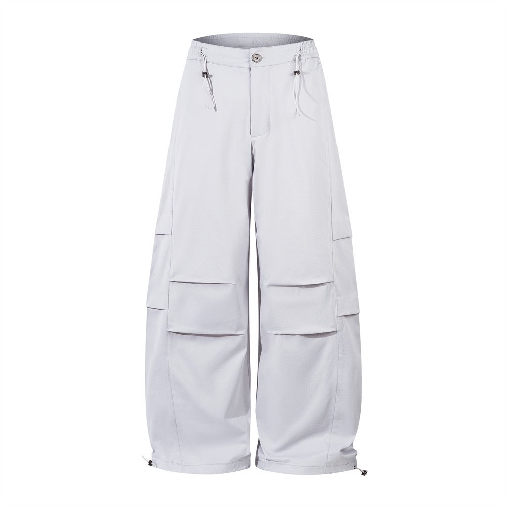 Omirad Wide-Leg Multi-Pocket Cargo Pants | Adjustable Fit