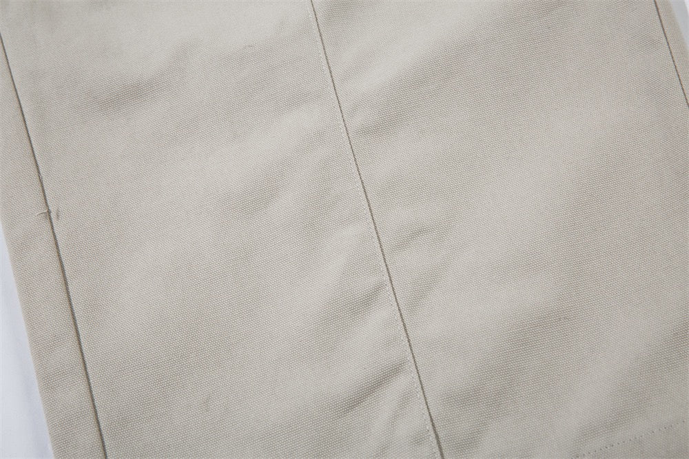 Omirad Belted Barrel-Leg Pants | Wide-Leg Cotton Trousers