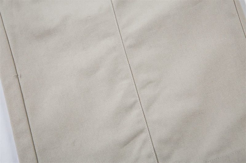 Omirad Belted Barrel-Leg Pants | Wide-Leg Cotton Trousers