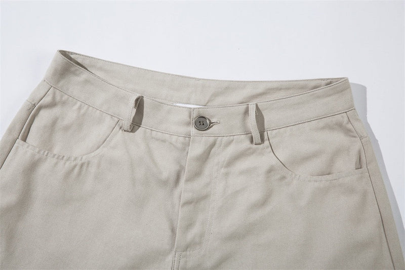 Omirad Belted Barrel-Leg Pants | Wide-Leg Cotton Trousers
