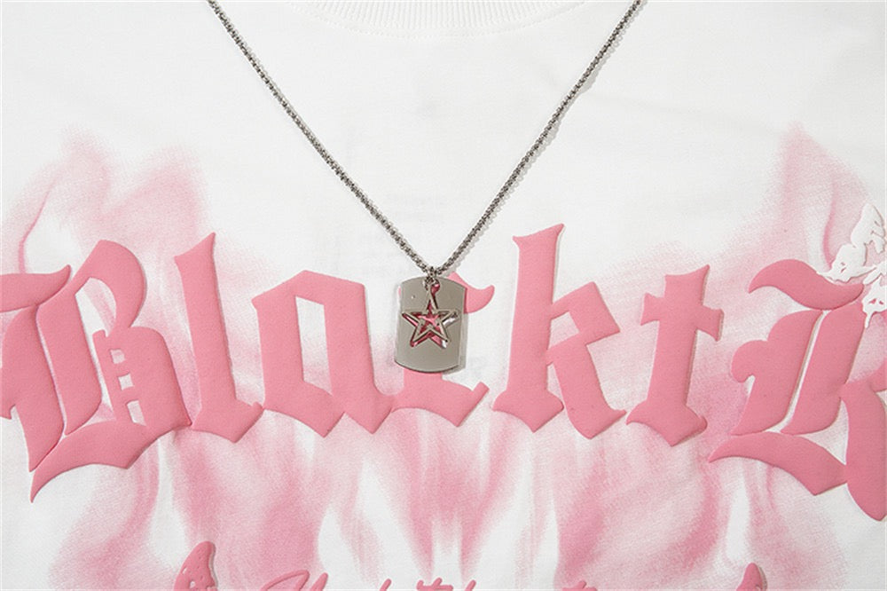 Gothic Butterfly Graphic Tee | Dark Romantic Streetwear