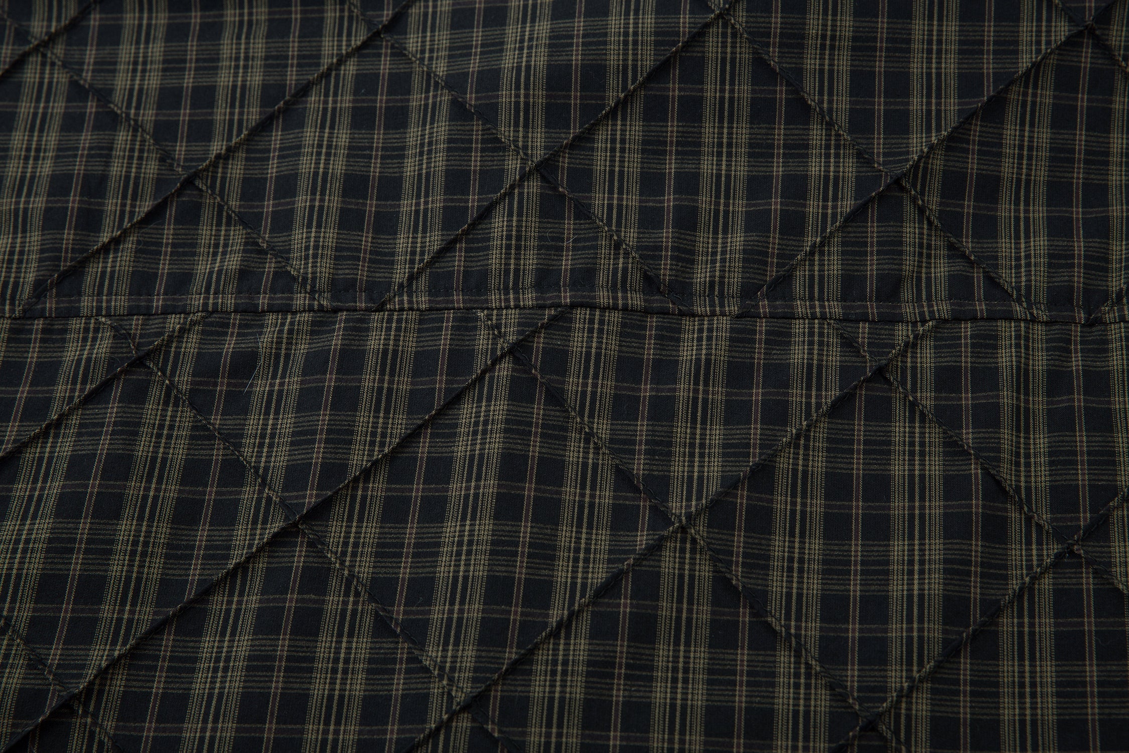 Quilted Plaid Layered Shirt | Streetwear Button-Up