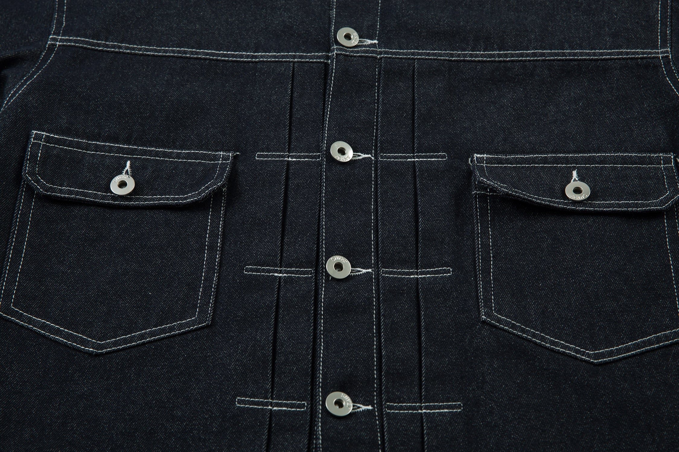 Omirad Contrast Stitch Denim Jacket | 100% Cotton