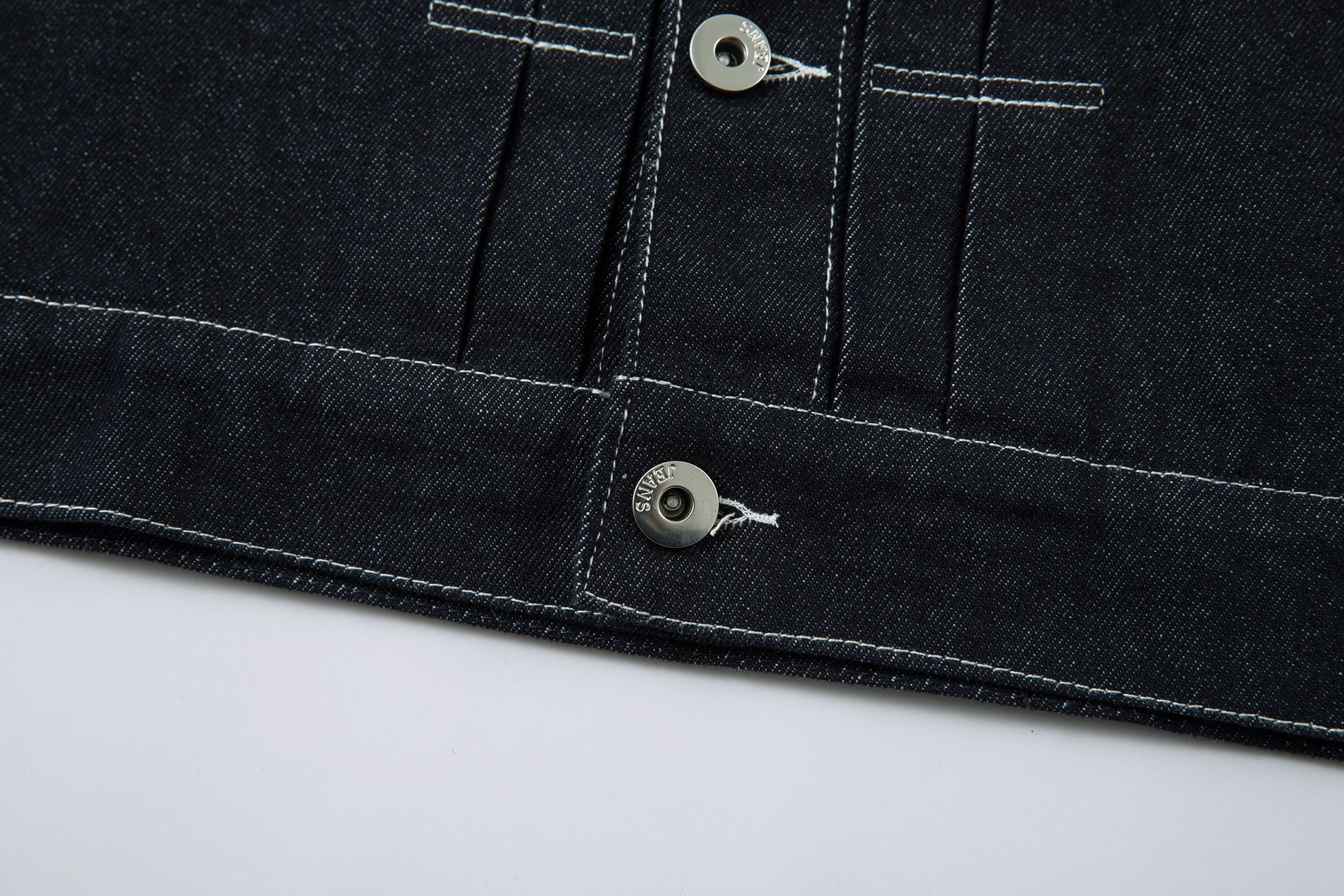 Omirad Contrast Stitch Denim Jacket | 100% Cotton