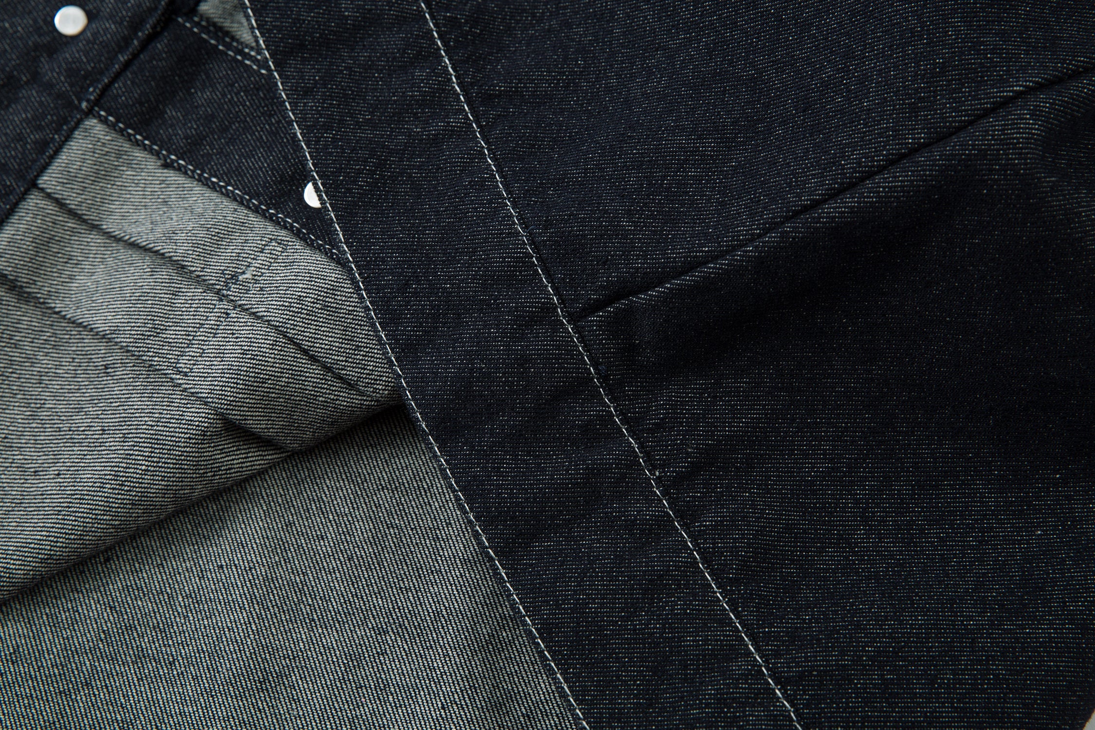 Omirad Contrast Stitch Denim Jacket | 100% Cotton