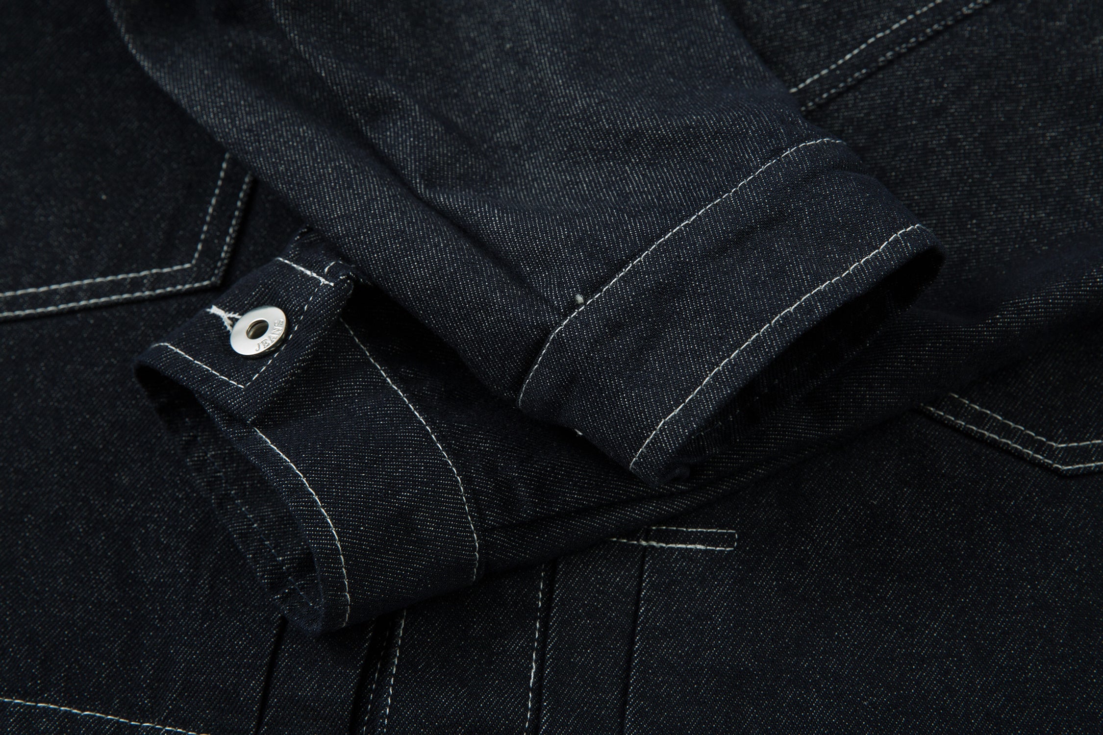 Omirad Contrast Stitch Denim Jacket | 100% Cotton