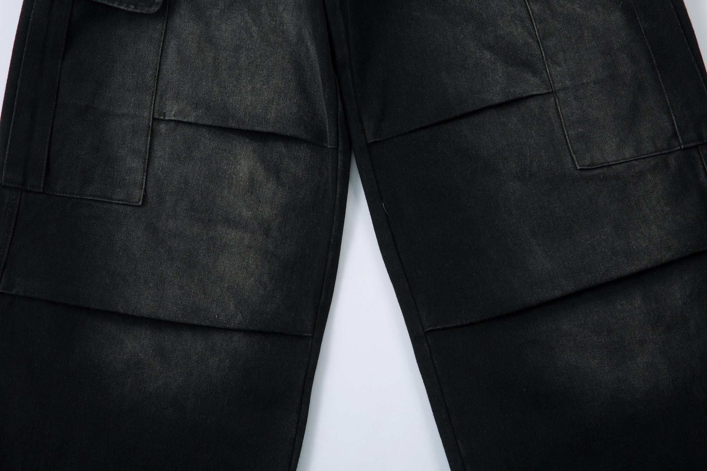 Washed Cargo Wide-Leg Drawstring Pants | Streetwear