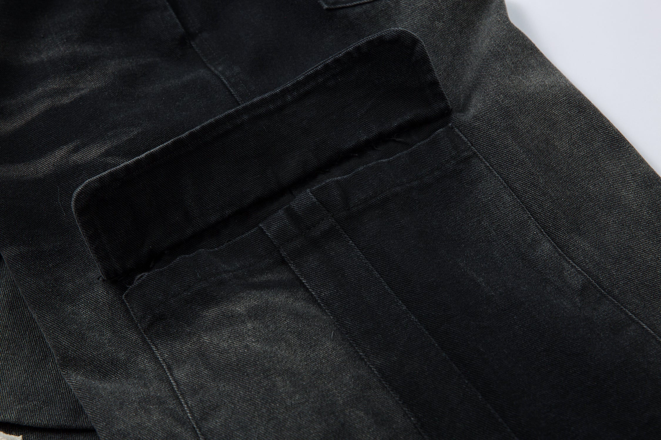 Washed Cargo Wide-Leg Drawstring Pants | Streetwear