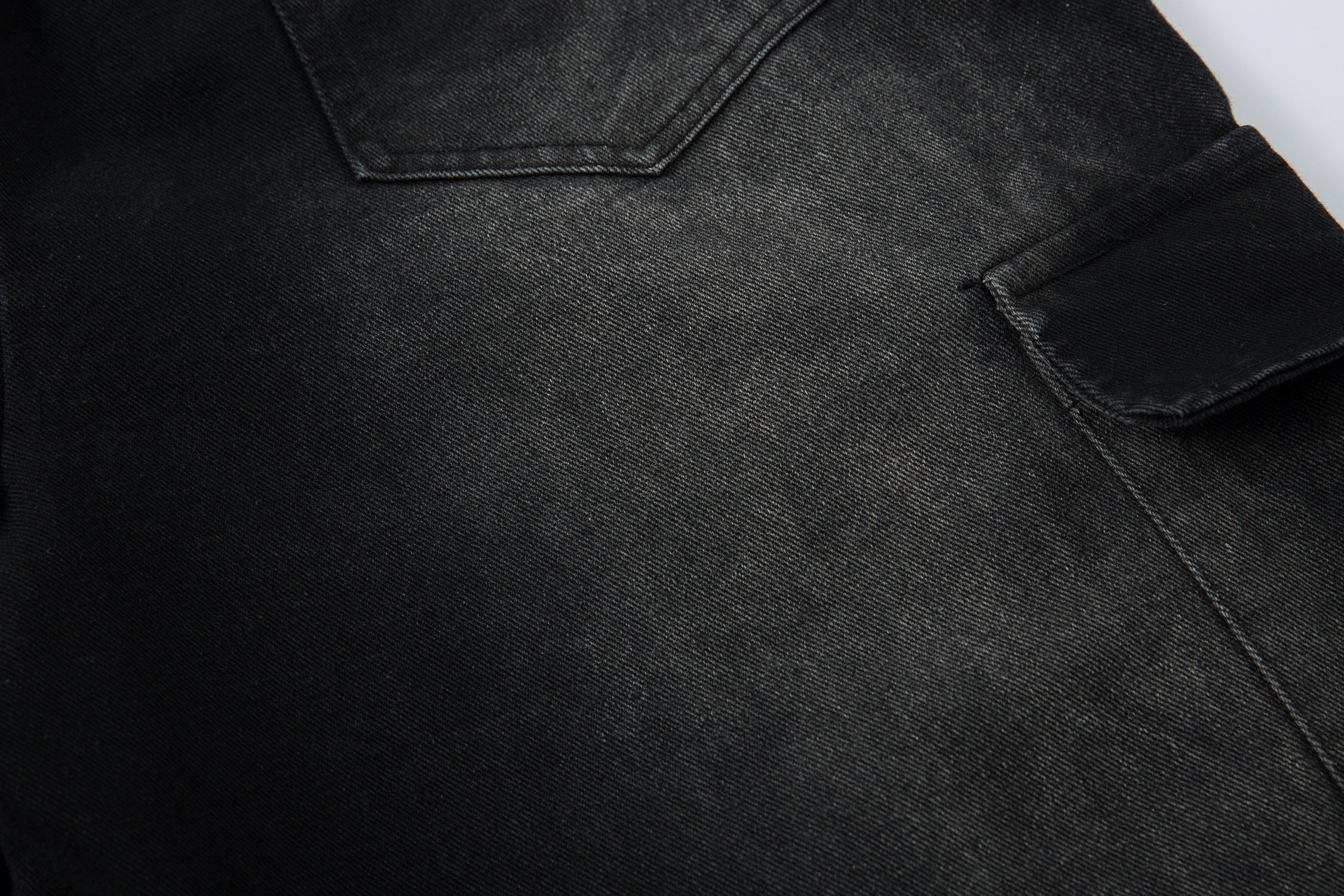 Washed Cargo Wide-Leg Drawstring Pants | Streetwear