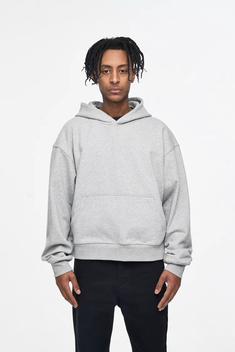 Omirad Minimal Crop Hoodie | Boxy Fit Streetwear Hoodie