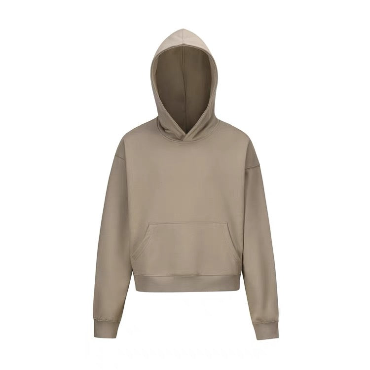 Omirad Minimal Crop Hoodie | Boxy Fit Streetwear Hoodie