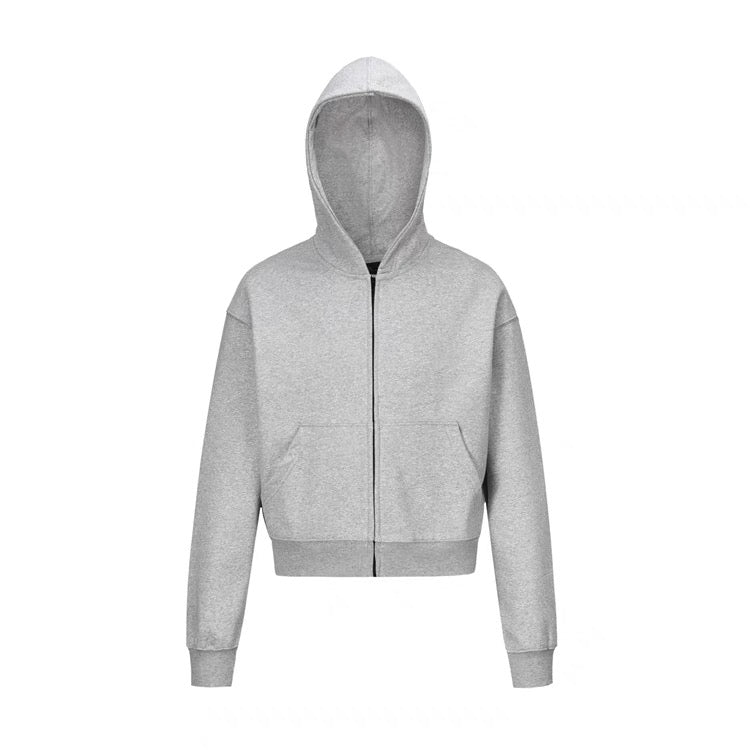 Omirad Minimal Crop Hoodie | Boxy Fit Streetwear Hoodie
