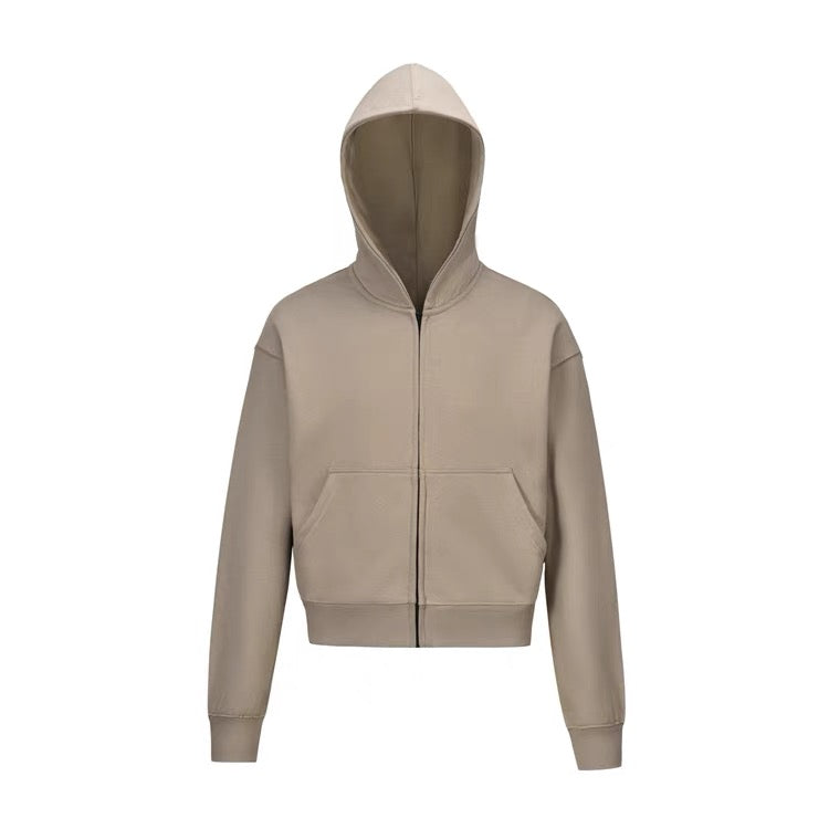 Omirad Minimal Crop Hoodie | Boxy Fit Streetwear Hoodie