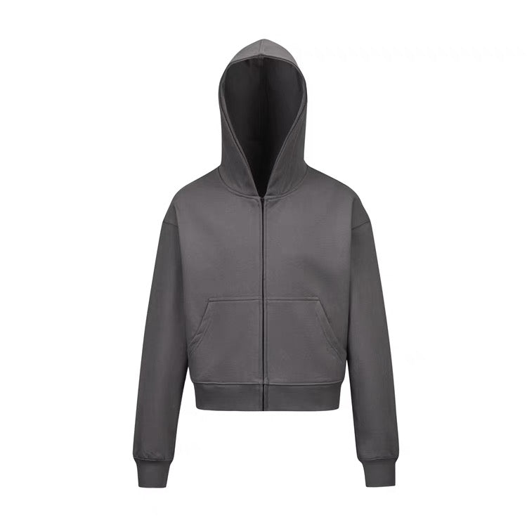 Omirad Minimal Crop Hoodie | Boxy Fit Streetwear Hoodie