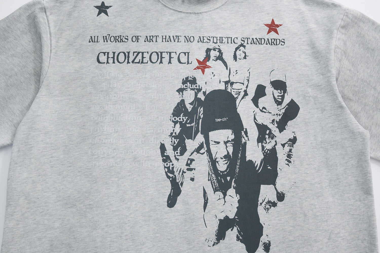 Choize Offcl Graphic Streetwear Tee | Collage Print Cotton