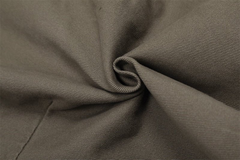 Sculpted Wide-Leg Canvas Pants | Streetwear Barrel Fit