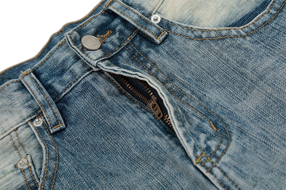 Omirad Soft Fade Wide-Leg Jeans | Vintage Wash Denim