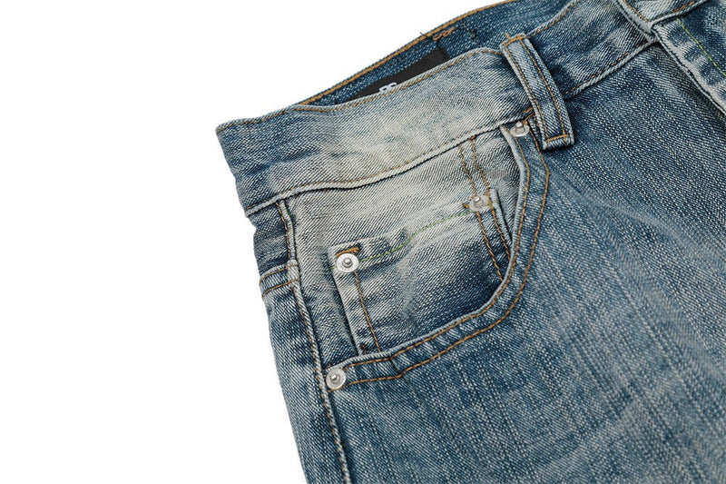 Omirad Soft Fade Wide-Leg Jeans | Vintage Wash Denim
