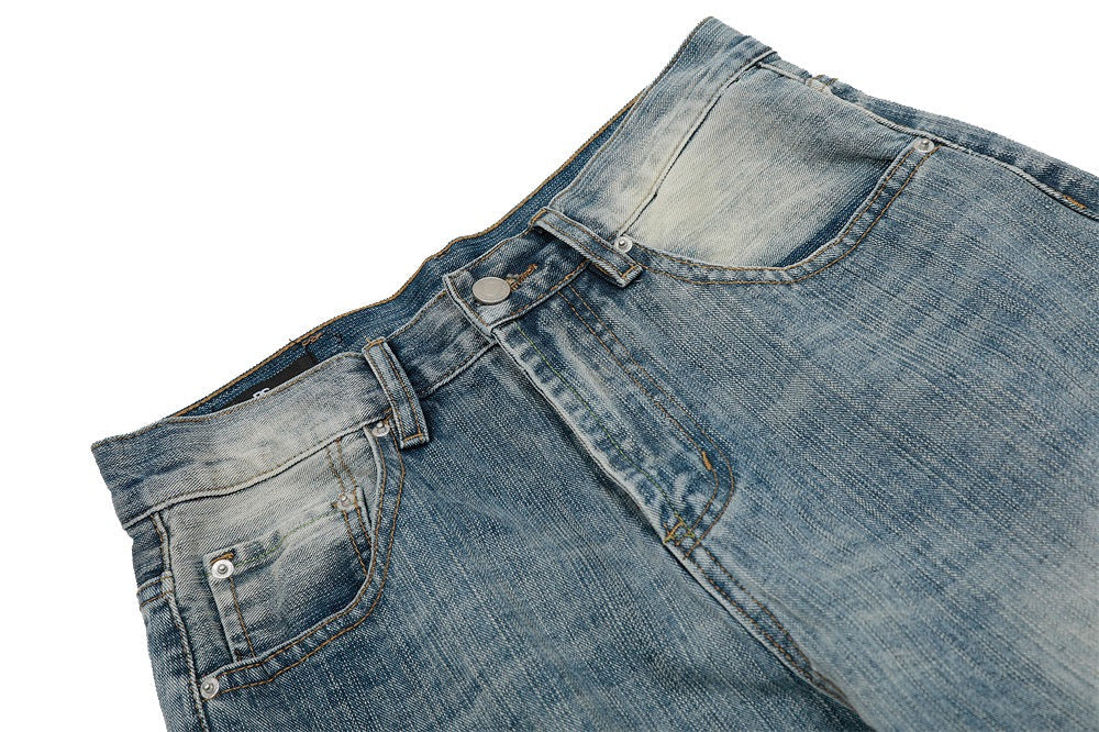 Omirad Soft Fade Wide-Leg Jeans | Vintage Wash Denim