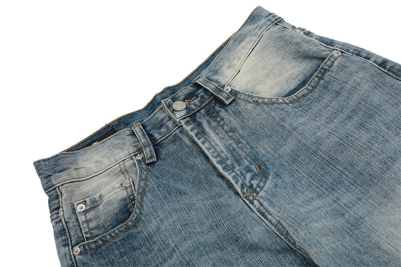 Omirad Soft Fade Wide-Leg Jeans | Vintage Wash Denim