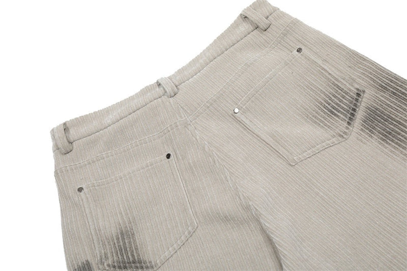 Omirad Gradient Chenille Wide-Leg Pants | Soft Stretch Fit