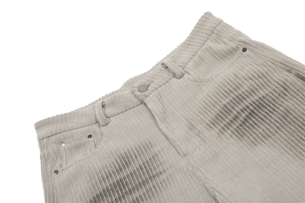 Omirad Gradient Chenille Wide-Leg Pants | Soft Stretch Fit