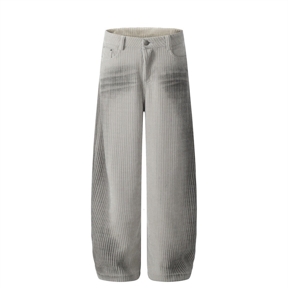 Omirad Gradient Chenille Wide-Leg Pants | Soft Stretch Fit