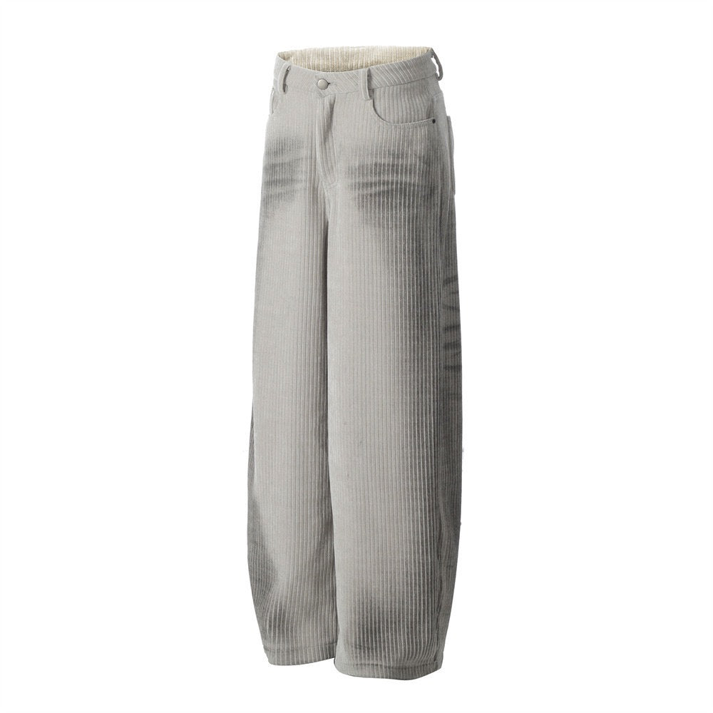 Omirad Gradient Chenille Wide-Leg Pants | Soft Stretch Fit