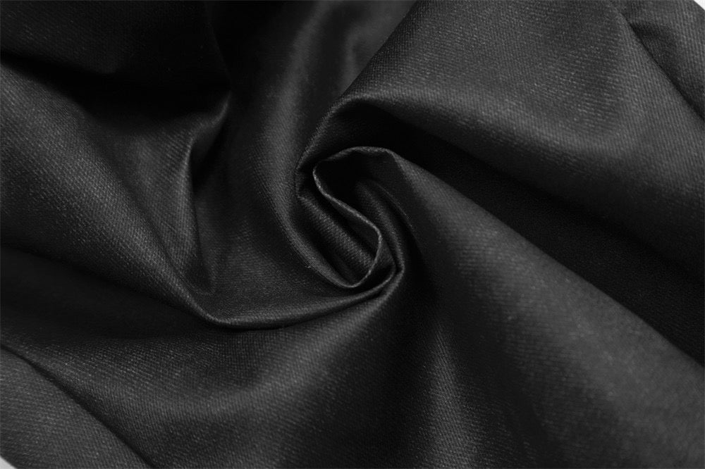 Omirad Sculpted Panel Wide-Leg Cargo Pants | Black