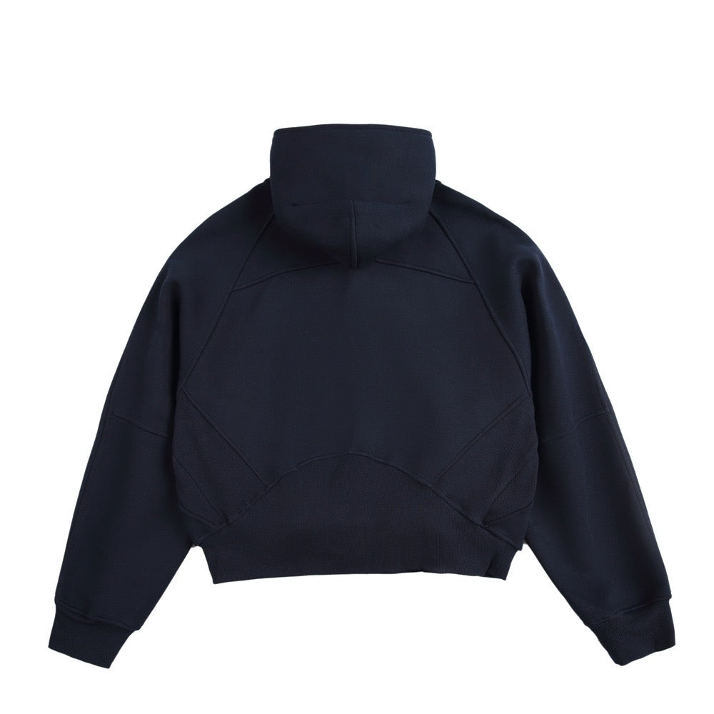 Essential Half-Zip Cropped Hoodie | Minimalist Street Style