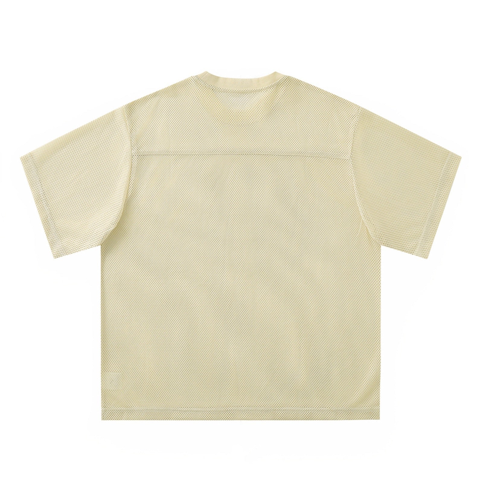 Bright All Star Flame Mesh Tee | Y2K Streetwear Graphic Top