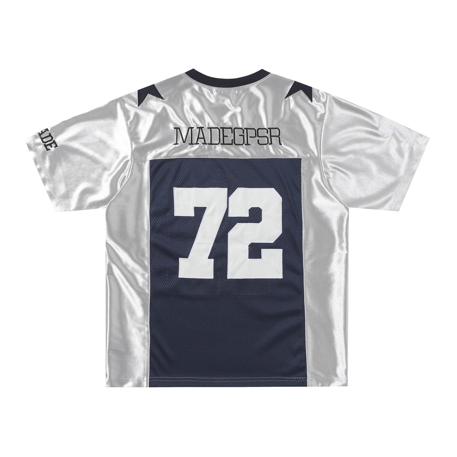 Star 72 Mesh Football Jersey Tee | Streetwear Drop