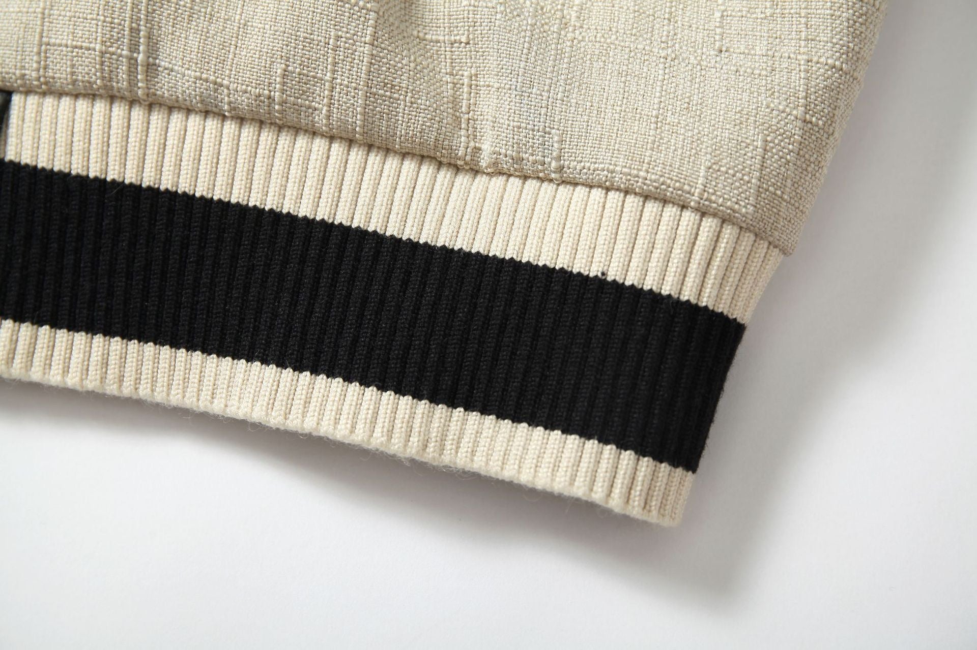 Omirad Illustrated Panel Varsity Jacket | Faux Leather Sleeves
