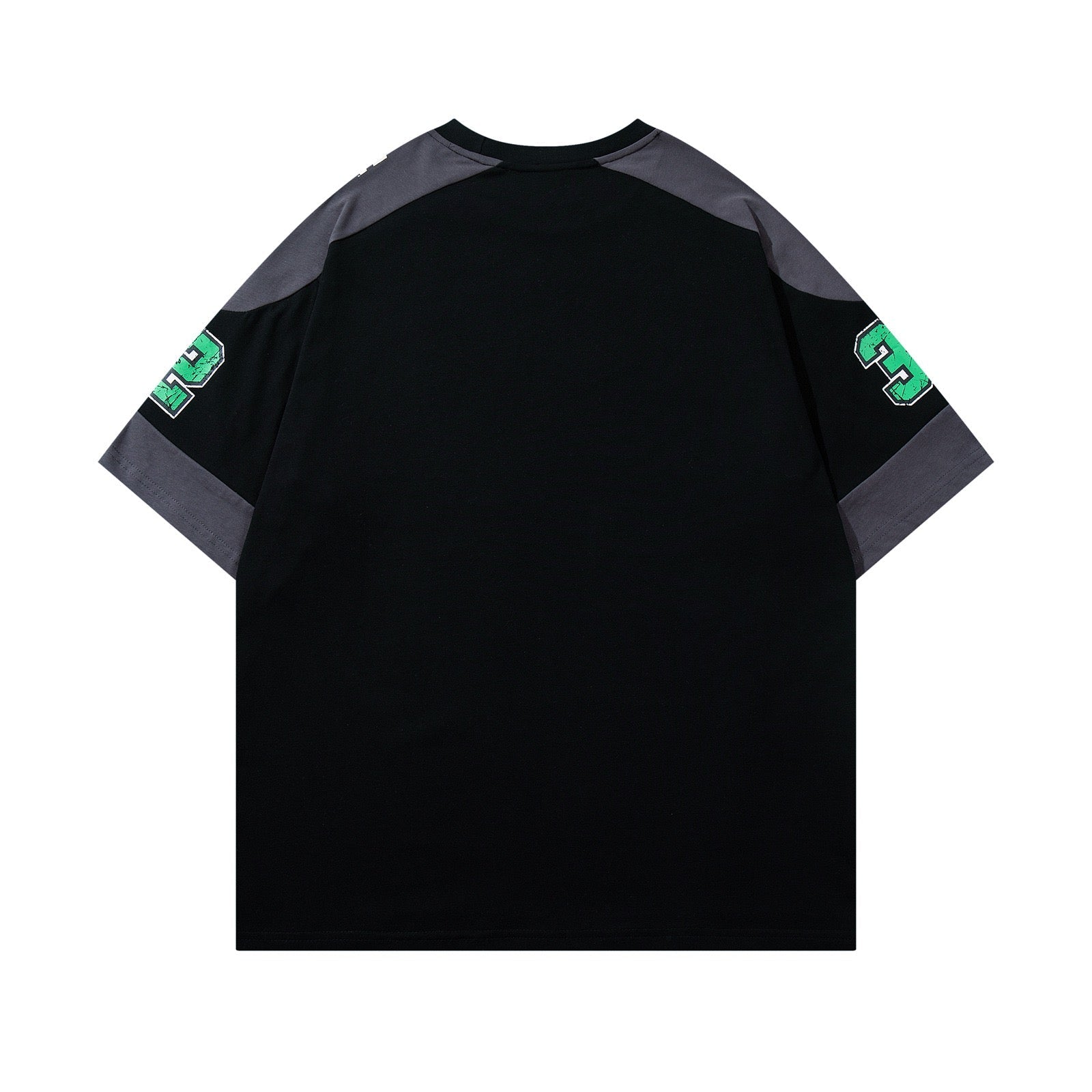 Omirad 32 Varsity Graphic Tee | Contrast Shoulder Panel