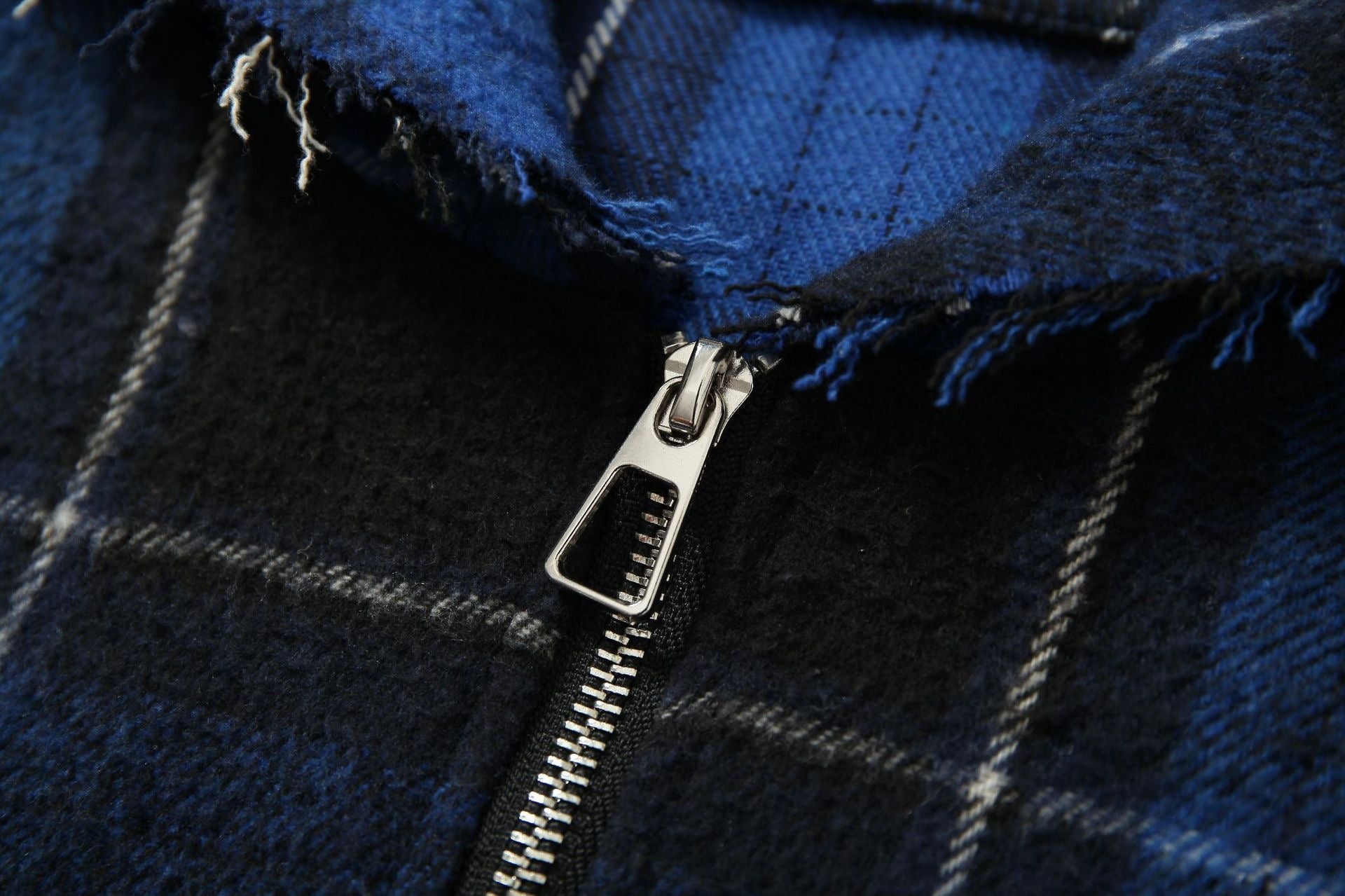 Plaid Embroidered Hooded Flannel Jacket | Streetwear Shacket