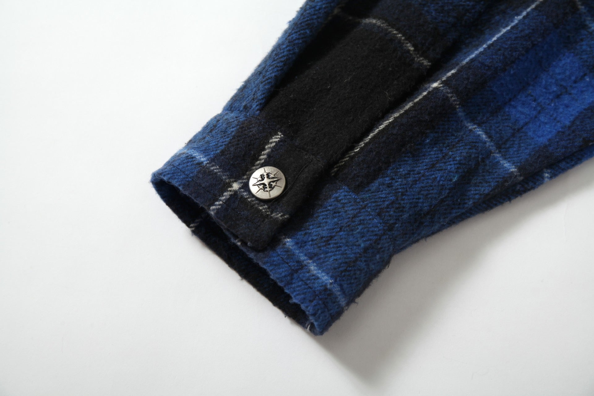 Plaid Embroidered Hooded Flannel Jacket | Streetwear Shacket