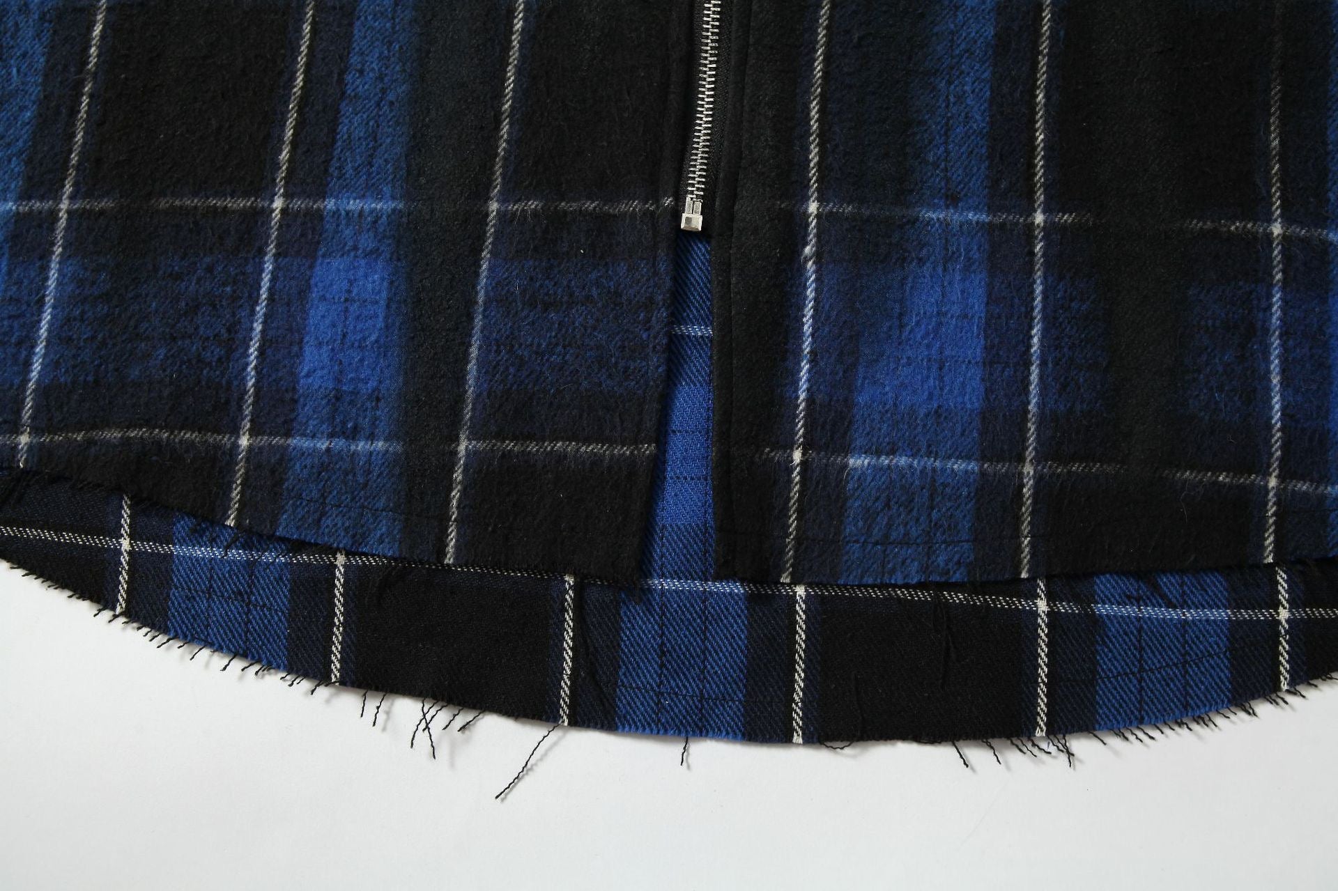 Plaid Embroidered Hooded Flannel Jacket | Streetwear Shacket