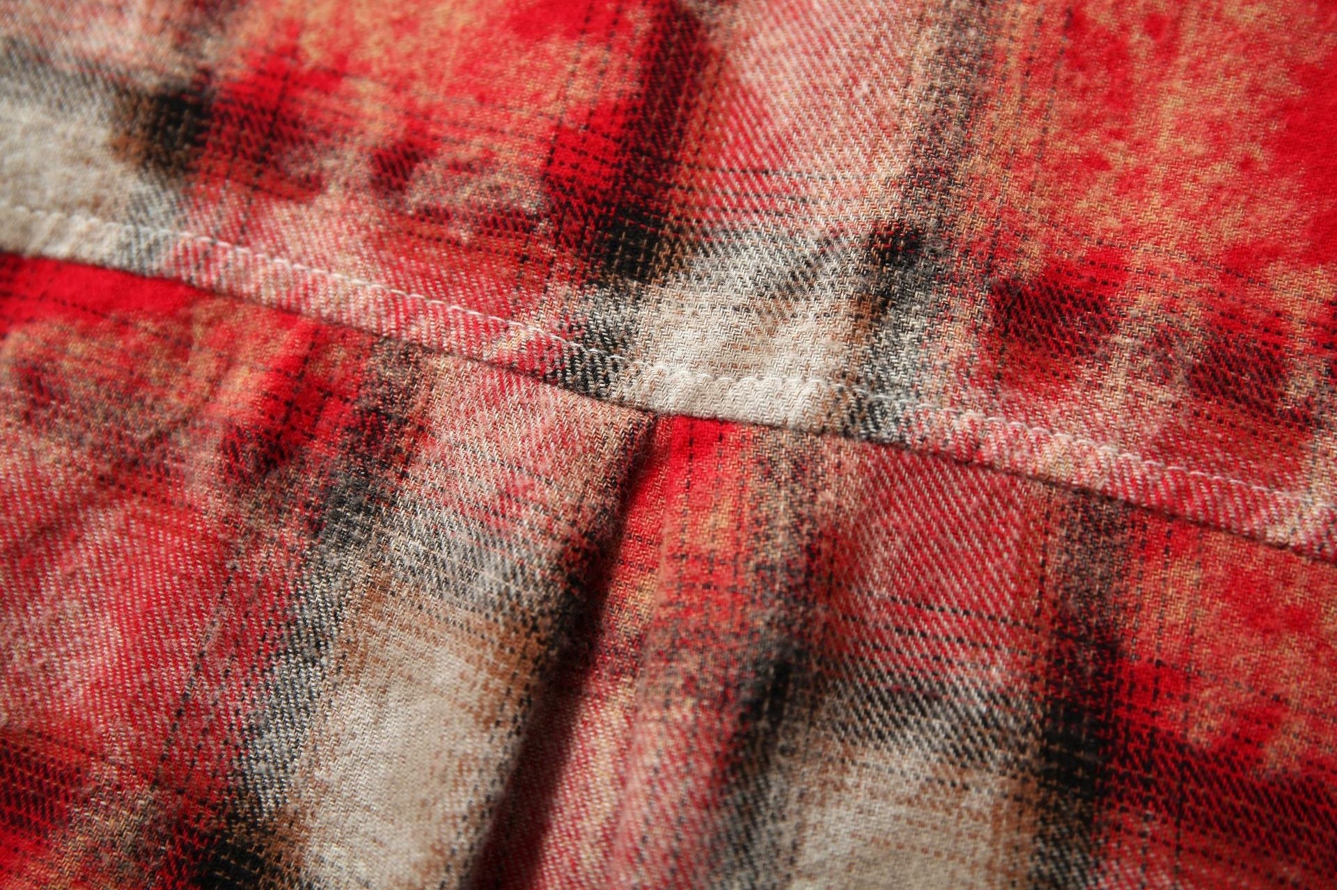 Distressed Plaid Patchwork Shirt with Leopard Print Detail