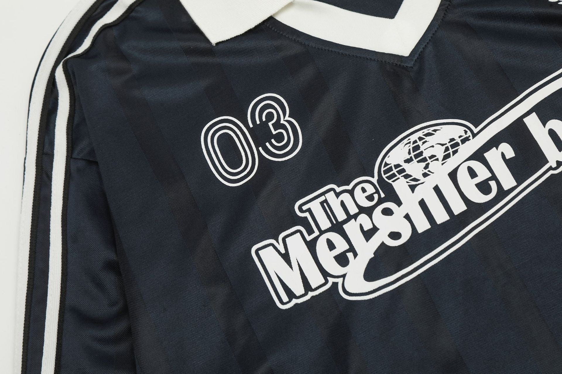 Retro Varsity Stripe Long-Sleeve Football Jersey | Streetwear