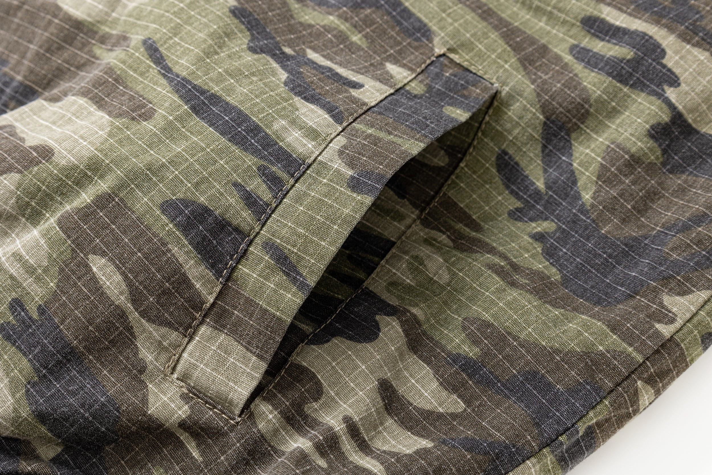 Men's Camo Faux Fur Hooded Padded Cotton Jacket
