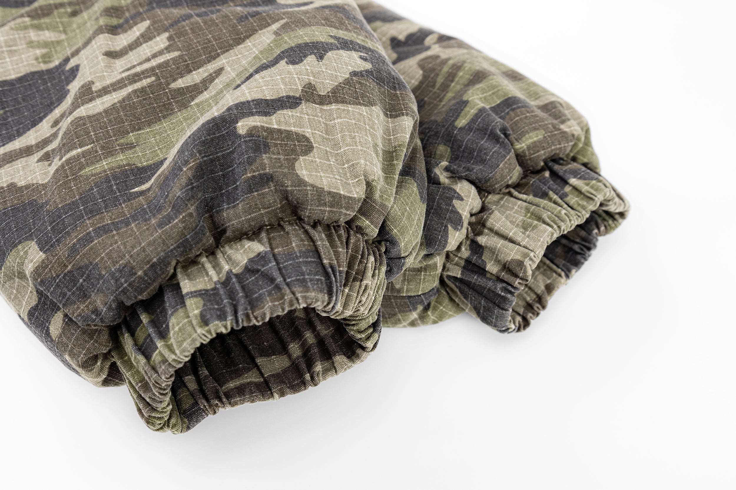 Men's Camo Faux Fur Hooded Padded Cotton Jacket