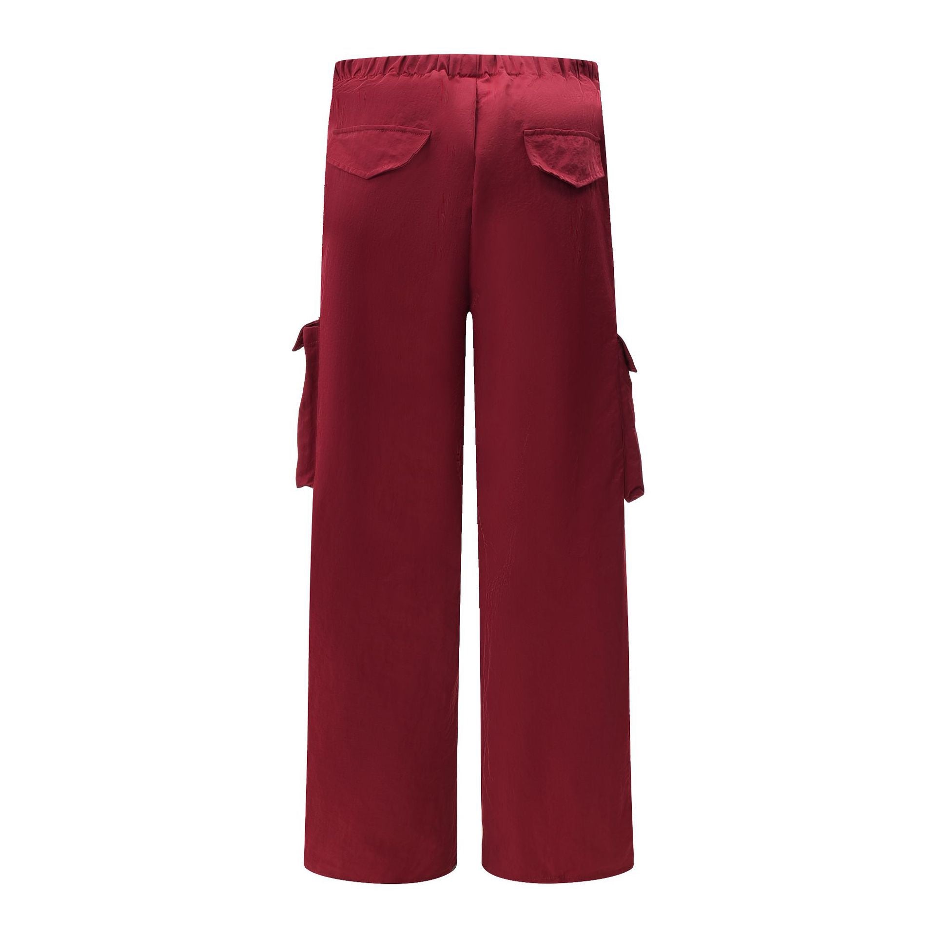 Omirad Stripe Cargo Track Pants | Wide-Leg Cotton